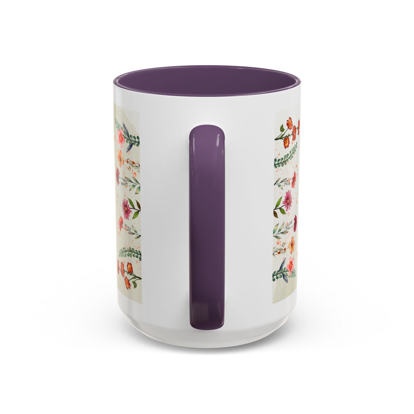 Inspirational Floral Coffee Mug — "God Says You Are" Ceramic Accent Mug (11/15 oz)
