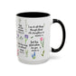 Inspirational Bible Verse Coffee Mug — Floral Scripture Quotes (11/15oz)