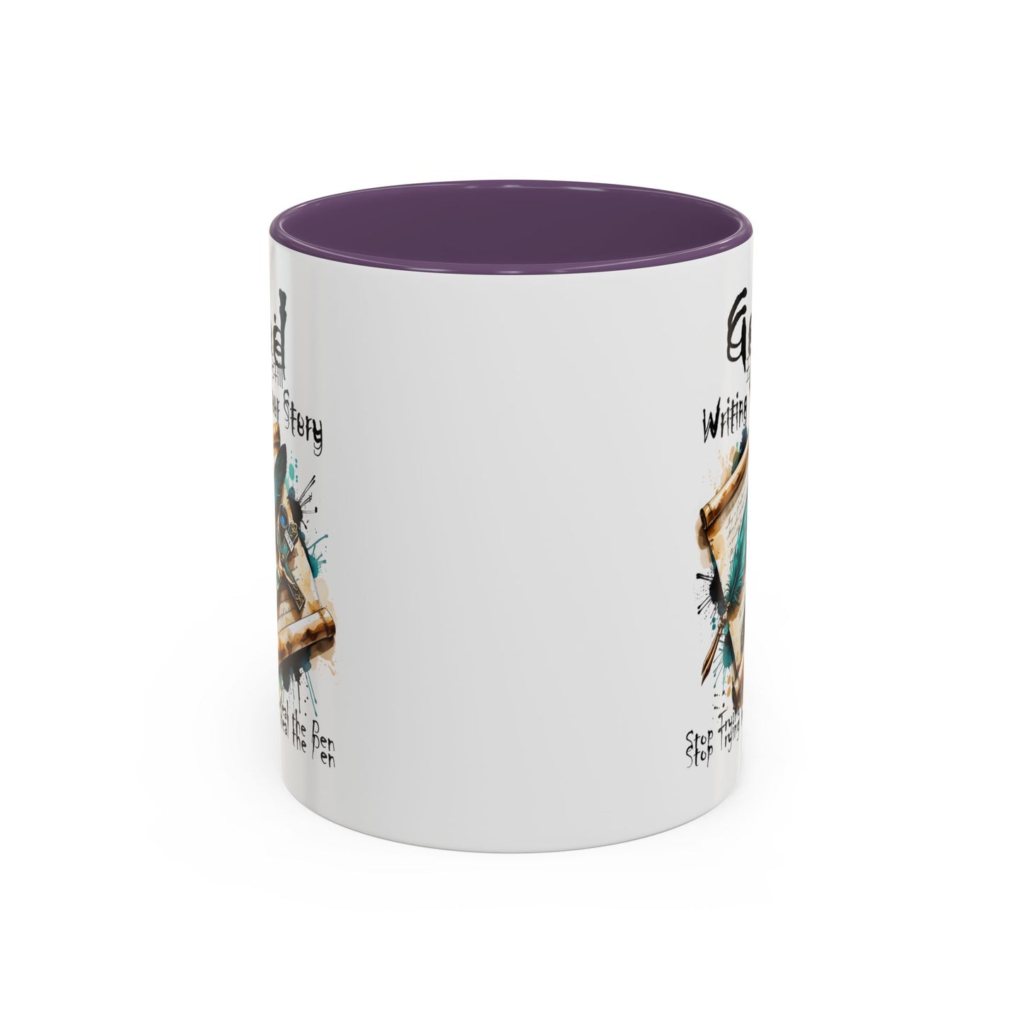 God Is Still Writing Your Story Coffee Mug — Inspirational Christian Accent Mug (11/15oz)