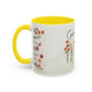 Inspirational Floral Coffee Mug — "God Says You Are" Ceramic Accent Mug (11/15 oz)