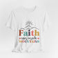 Faith Can Move Mountains T-Shirt — Inspirational Christian Graphic Tee