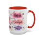 Inspirational Christian Coffee Mug — "Beauty From Ashes" Faith & Strength Accent Mug (11/15oz)