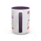 Christian Accent Coffee Mug — "Remind me who you are in Christ" Inspirational Pattern