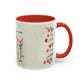 Inspirational Floral Coffee Mug — "God Says You Are" Ceramic Accent Mug (11/15 oz)