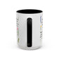 Inspirational Bible Verse Coffee Mug — Floral Scripture Quotes (11/15oz)