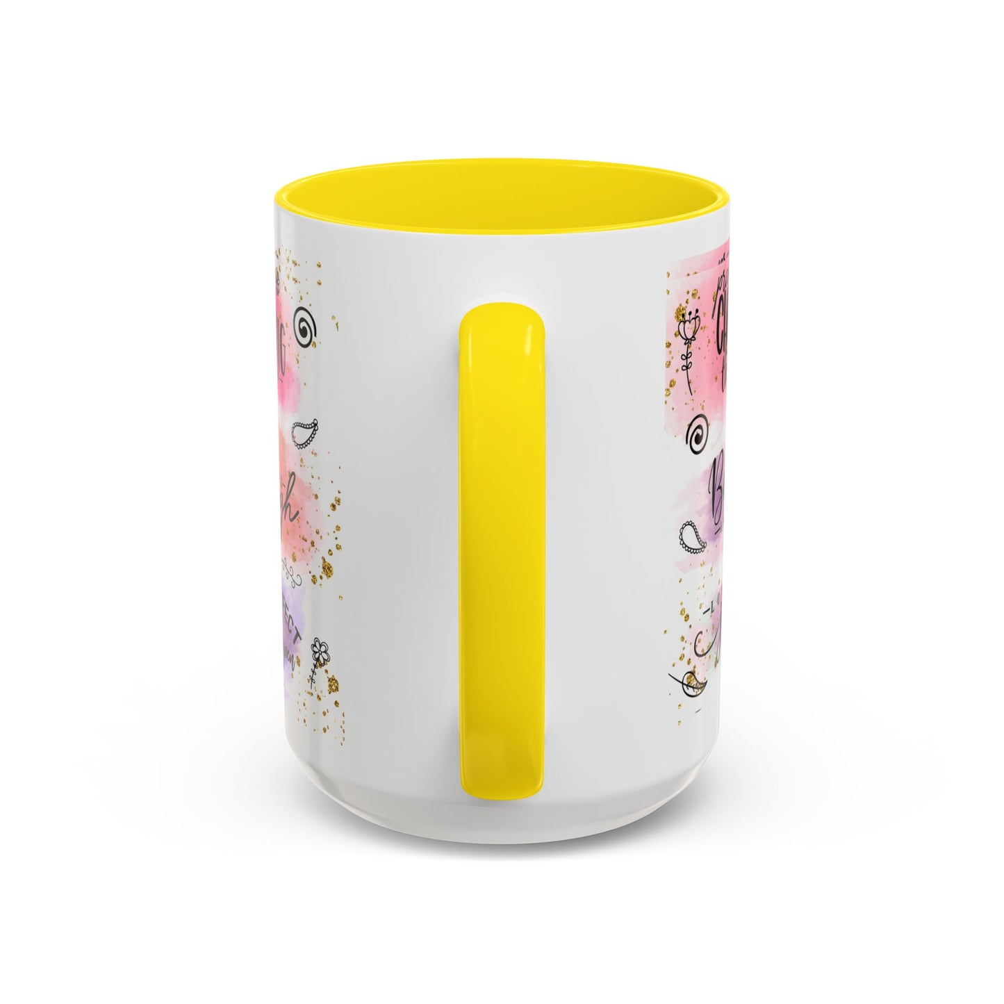 Inspirational Christian Coffee Mug — "Beauty From Ashes" Faith & Strength Accent Mug (11/15oz)