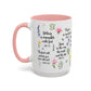 Inspirational Bible Verse Coffee Mug — Floral Scripture Quotes (11/15oz)