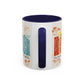 Bible Women Coffee Mug — Floral Illustrated Books Design (11/15 oz)