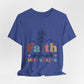 Faith Can Move Mountains T-Shirt — Inspirational Christian Graphic Tee