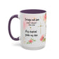 Faith Floral Coffee Mug — "Trust in the Lord with All Your Heart" Scripture Gift