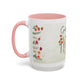 Inspirational Floral Coffee Mug — "God Says You Are" Ceramic Accent Mug (11/15 oz)