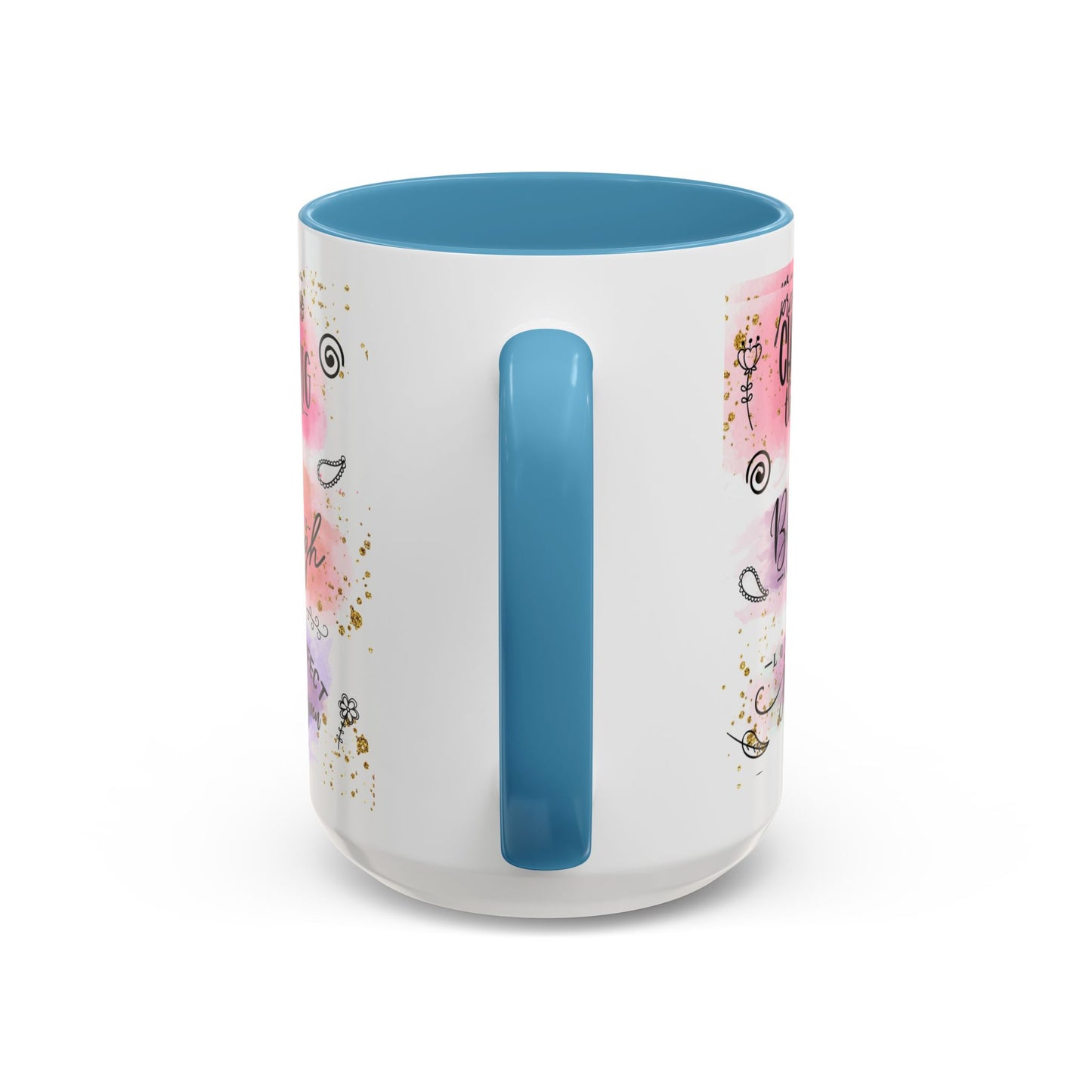 Inspirational Christian Coffee Mug — "Beauty From Ashes" Faith & Strength Accent Mug (11/15oz)