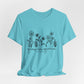 Grow in Grace Floral Tee — Christian Scripture Shirt (2 Peter 3:18)