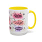 Inspirational Christian Coffee Mug — "Beauty From Ashes" Faith & Strength Accent Mug (11/15oz)