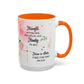 Faith Floral Coffee Mug — "Trust in the Lord with All Your Heart" Scripture Gift