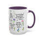 Inspirational Bible Verse Coffee Mug — Floral Scripture Quotes (11/15oz)