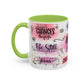 Inspirational Christian Coffee Mug — "Beauty From Ashes" Faith & Strength Accent Mug (11/15oz)