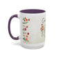 Inspirational Floral Coffee Mug — "God Says You Are" Ceramic Accent Mug (11/15 oz)