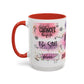 Inspirational Christian Coffee Mug — "Beauty From Ashes" Faith & Strength Accent Mug (11/15oz)
