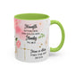 Faith Floral Coffee Mug — "Trust in the Lord with All Your Heart" Scripture Gift
