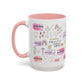 Christian Accent Coffee Mug — "Remind me who you are in Christ" Inspirational Pattern