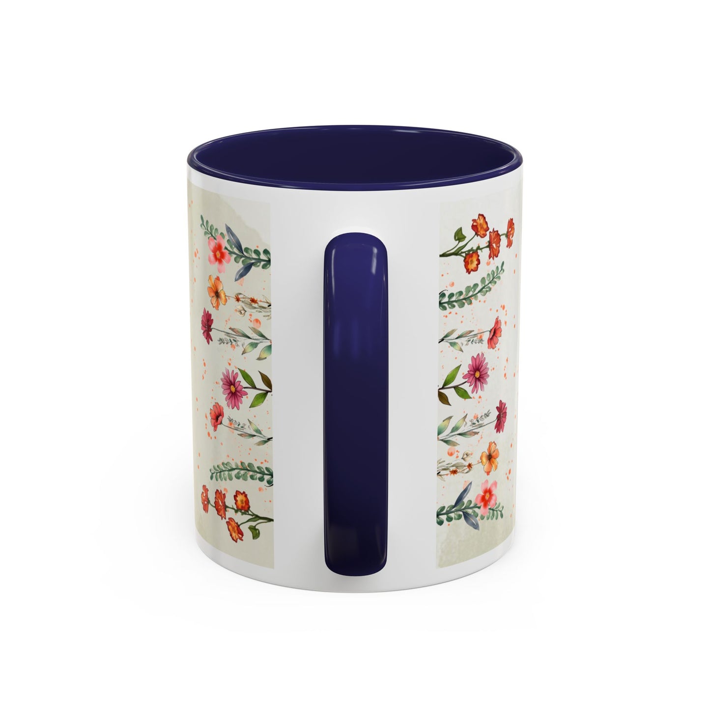 Inspirational Floral Coffee Mug — "God Says You Are" Ceramic Accent Mug (11/15 oz)