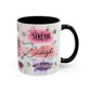 Inspirational Christian Coffee Mug — "Beauty From Ashes" Faith & Strength Accent Mug (11/15oz)
