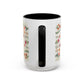 Inspirational Floral Coffee Mug — "God Says You Are" Ceramic Accent Mug (11/15 oz)
