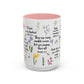 Inspirational Bible Verse Coffee Mug — Floral Scripture Quotes (11/15oz)
