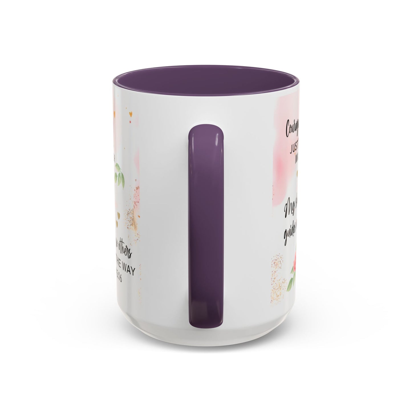 Faith Floral Coffee Mug — "Trust in the Lord with All Your Heart" Scripture Gift