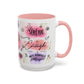 Inspirational Christian Coffee Mug — "Beauty From Ashes" Faith & Strength Accent Mug (11/15oz)