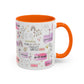 Christian Accent Coffee Mug — "Remind me who you are in Christ" Inspirational Pattern