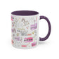 Christian Accent Coffee Mug — "Remind me who you are in Christ" Inspirational Pattern