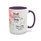 Faith Floral Coffee Mug — "Trust in the Lord with All Your Heart" Scripture Gift