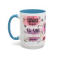 Inspirational Christian Coffee Mug — "Beauty From Ashes" Faith & Strength Accent Mug (11/15oz)