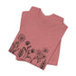 Grow in Grace Floral Tee — Christian Scripture Shirt (2 Peter 3:18)