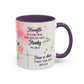 Faith Floral Coffee Mug — "Trust in the Lord with All Your Heart" Scripture Gift