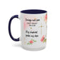 Faith Floral Coffee Mug — "Trust in the Lord with All Your Heart" Scripture Gift
