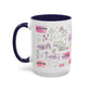 Christian Accent Coffee Mug — "Remind me who you are in Christ" Inspirational Pattern