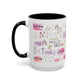 Christian Accent Coffee Mug — "Remind me who you are in Christ" Inspirational Pattern