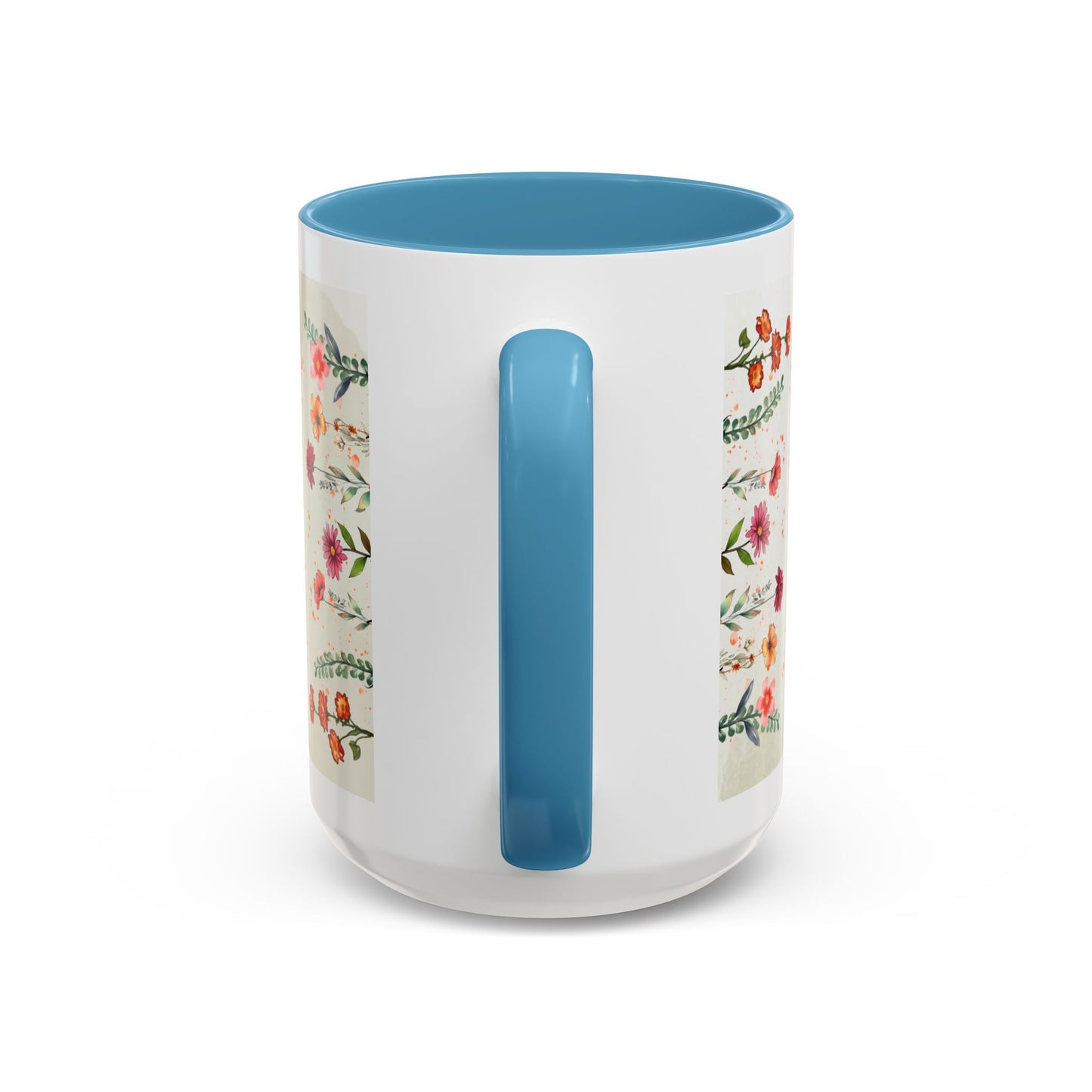 Inspirational Floral Coffee Mug — "God Says You Are" Ceramic Accent Mug (11/15 oz)