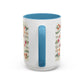 Inspirational Floral Coffee Mug — "God Says You Are" Ceramic Accent Mug (11/15 oz)