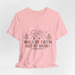 Walk By Faith Tee — Inspirational Christian Graphic T-Shirt (2 Corinthians 5:7)