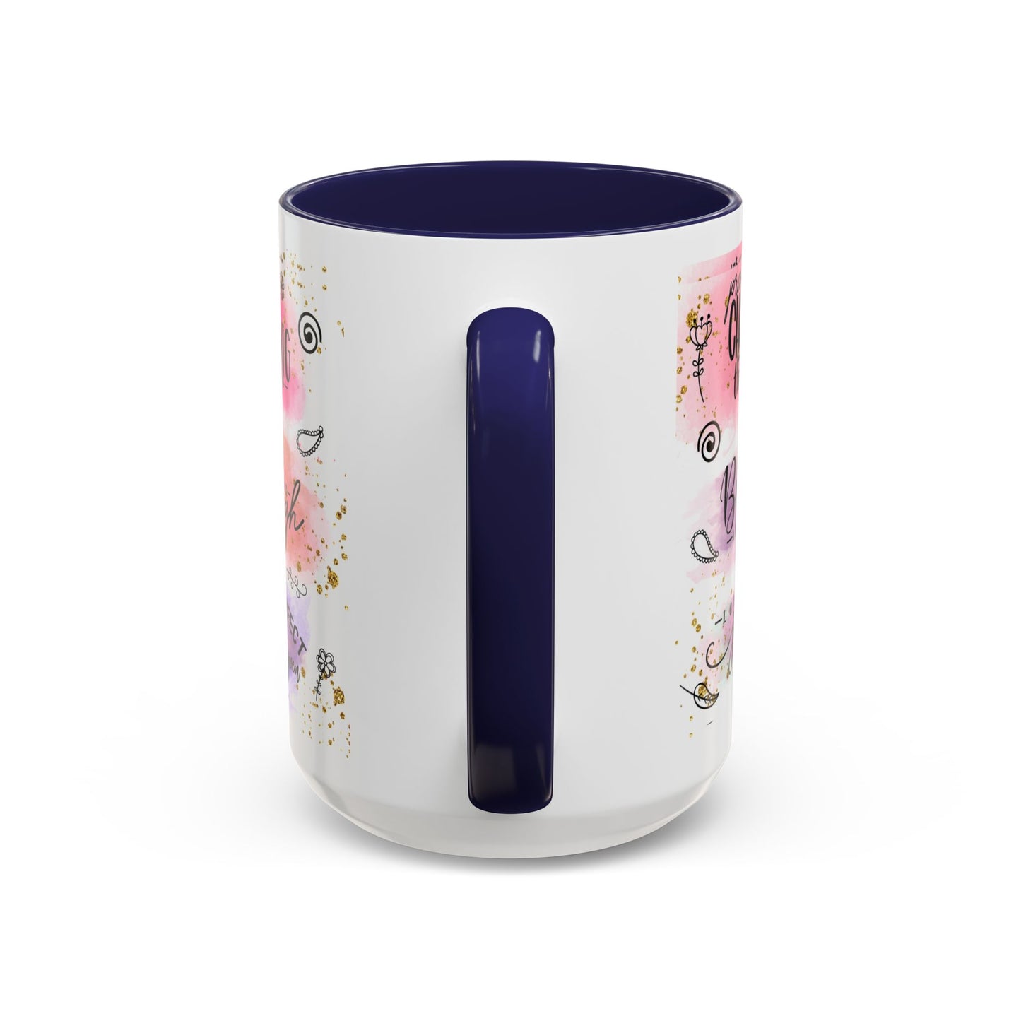 Inspirational Christian Coffee Mug — "Beauty From Ashes" Faith & Strength Accent Mug (11/15oz)
