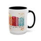 Bible Women Coffee Mug — Floral Illustrated Books Design (11/15 oz)
