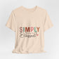 Unisex Jersey Short Sleeve Tee