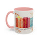 Bible Women Coffee Mug — Floral Illustrated Books Design (11/15 oz)