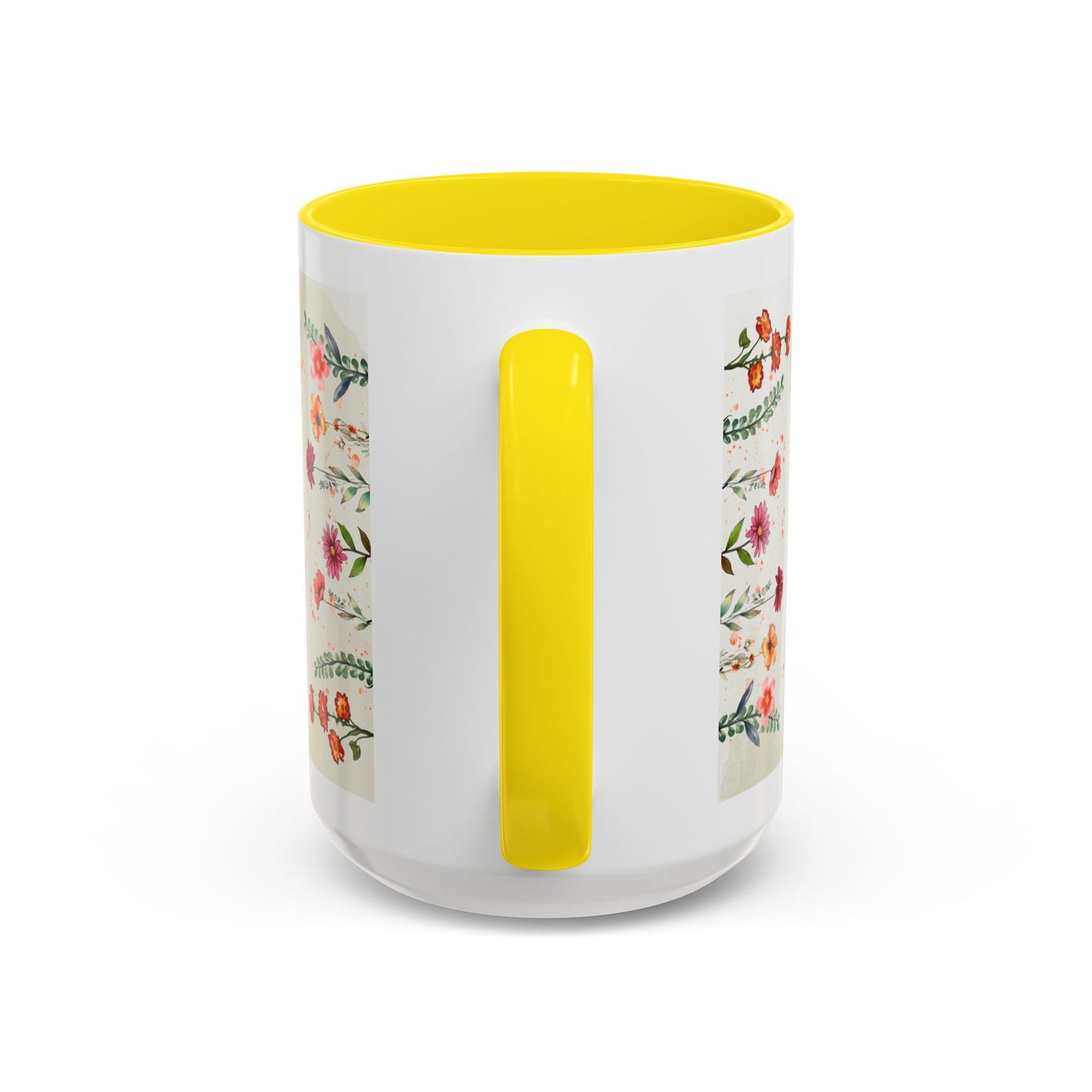 Inspirational Floral Coffee Mug — "God Says You Are" Ceramic Accent Mug (11/15 oz)