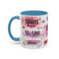 Inspirational Christian Coffee Mug — "Beauty From Ashes" Faith & Strength Accent Mug (11/15oz)