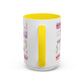 Christian Accent Coffee Mug — "Remind me who you are in Christ" Inspirational Pattern